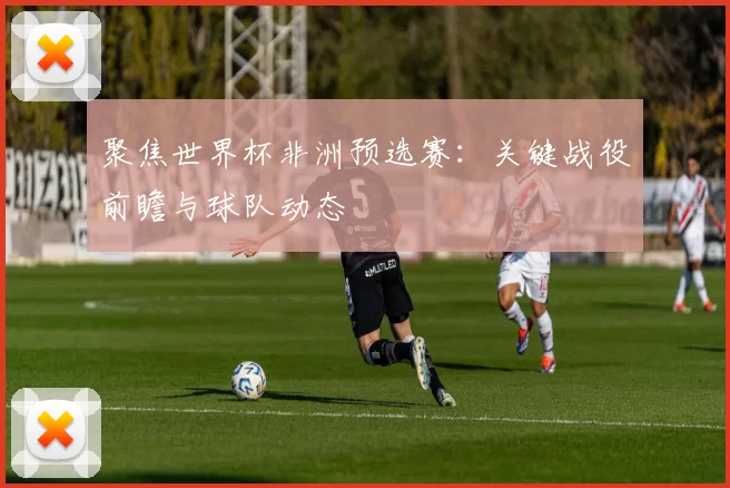 聚焦世界杯非洲预选赛：关键战役前瞻与球队动态